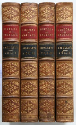 The History of England (4 Vols.) by T. Smollett. M.D.