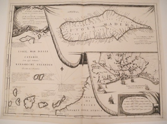 Isole Canarie e veduta della città di fanchal nell’isola di Madera