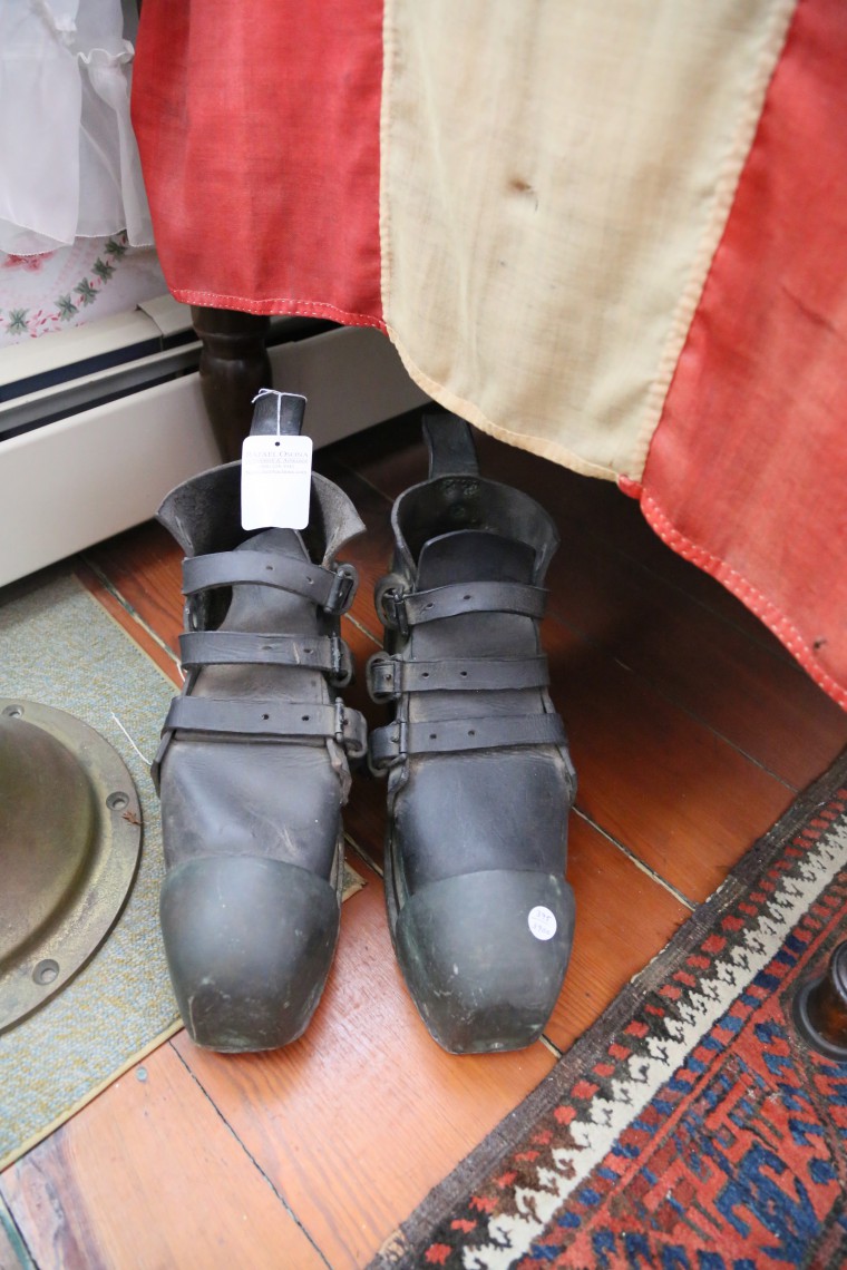  Pair of Antique Diver's Boots Rafael Osona Auctions Nantucket, MA