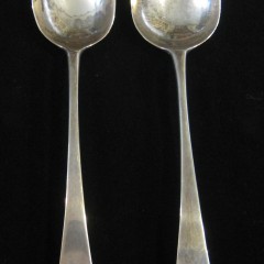 Hester bateman English Sterling Silver Tablespoons, Circa 1783