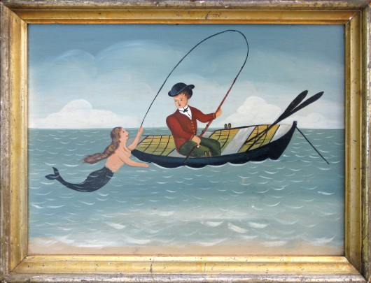 Attributed to Ralph Eugene Cahoon “Fishing for Mermaid”