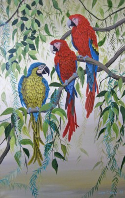 Lynn Chase “Three Parrots”