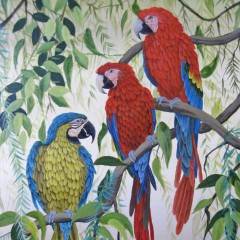 Lynn Chase “Three Parrots”