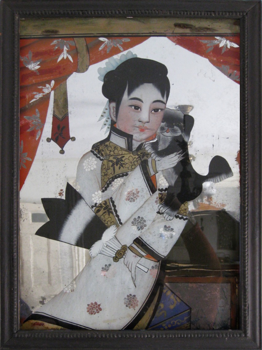 - Pair of Chinese Export Reverse Paintings on Glass - Rafael Osona ...
