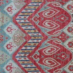 Ikat Tribal Design Uzbek Carpet