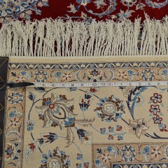 Signed Persian Nain Carpet