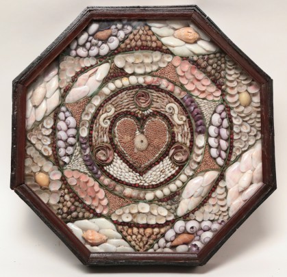 19th Century Sailor’s Valentine with Heart Motif