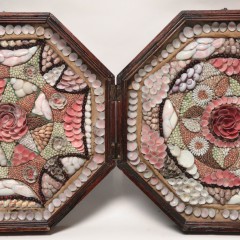 19th Century Double Sailor’s Valentine with Rosette Motif