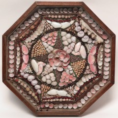 19th Century Sailor’s Valentine  with rosette within a star motif