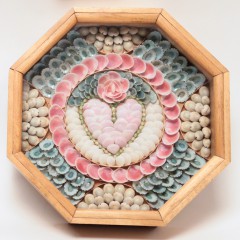 Contemporary Sailor’s Valentine with Heart Motif