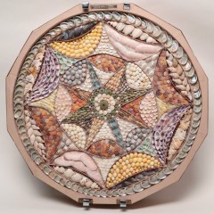 Large 19th Century Sailor’s Valentine With Central Star Motif