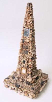 Victorian Shell Encrusted Obelisk