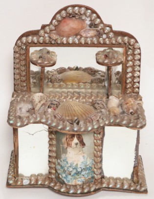 Victorian Shell Encrusted Miniature Dresser