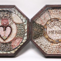 19th Century Double Sailor’s Valentine “Forget Me Not”