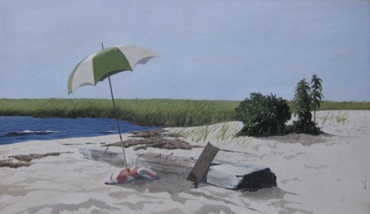 Austin- Beach Umbrella- Cropped