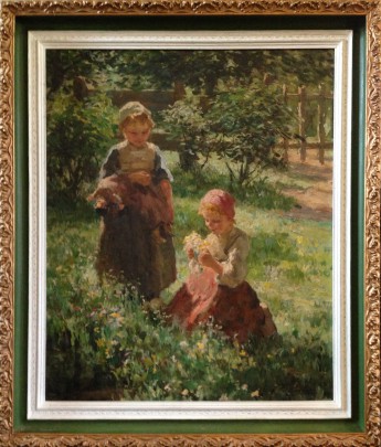 Evert Pieters “Gathering Flowers”