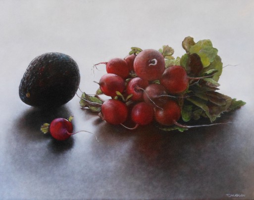 Yasemin Tomakan “Radishes & Avacado”