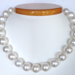 Fine White South Sea Pearl Necklace