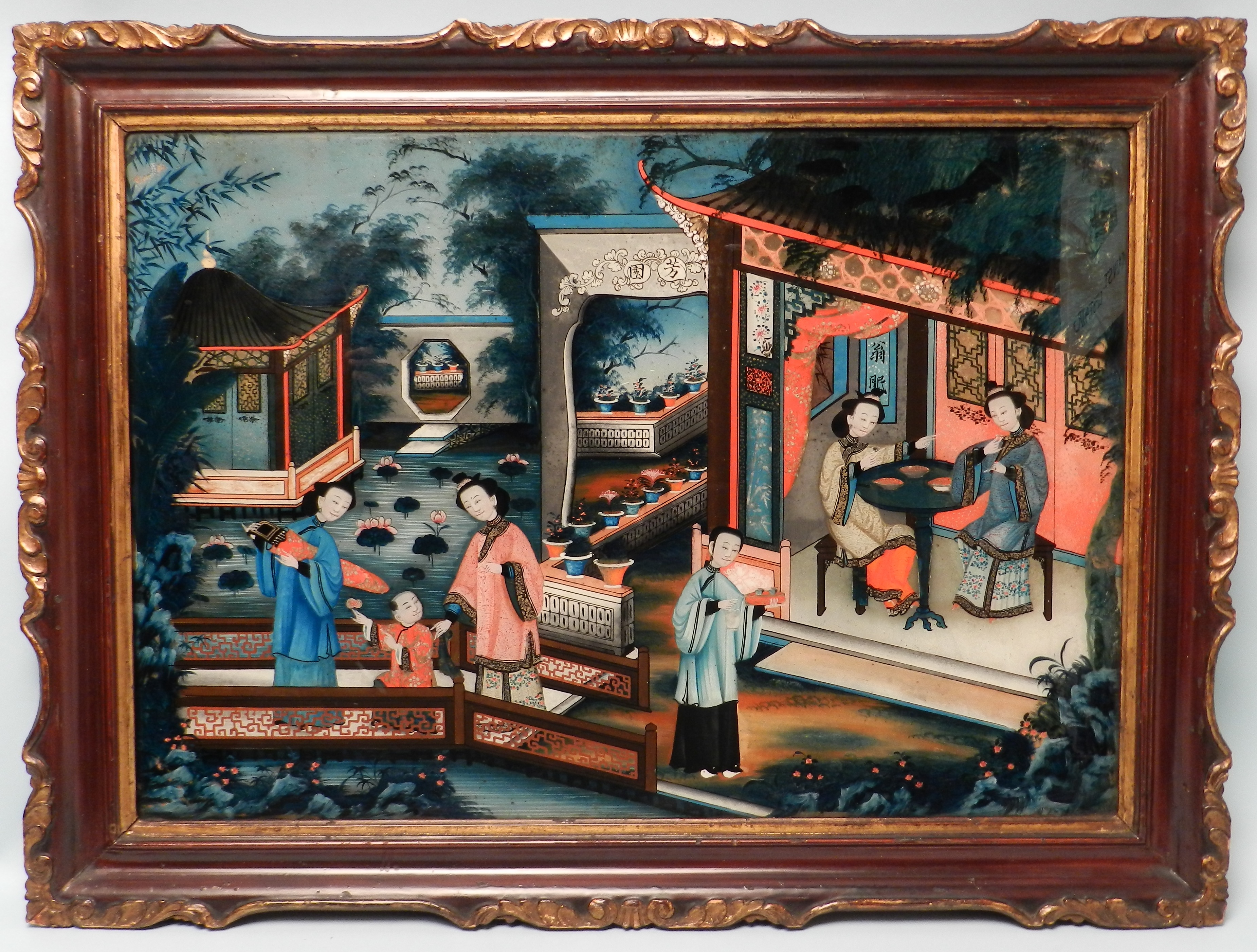 Chinese Export Reverse Painting on Glass, circa 1830 - Rafael Osona ...