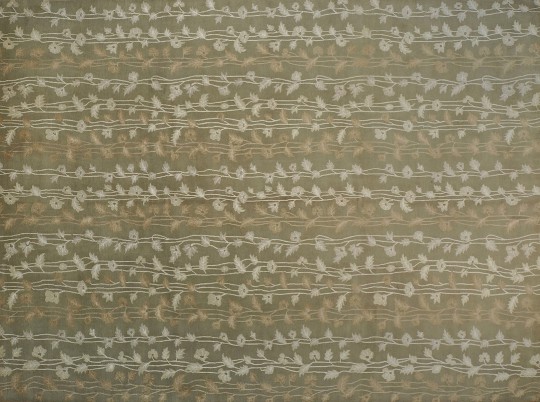 Modern Wool Leaf Design Carpet