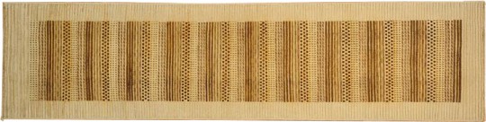 Hand Woven Modern Gabbeh Carpet Runner