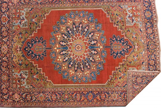 Fine Hand Woven Heriz Carpet, circa 1930