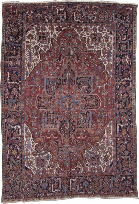 Fine Hand Woven Heriz Carpet