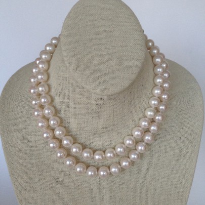 Fresh Water Pearls Necklace, 14k gold clasp