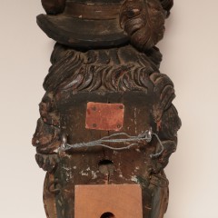 Dutch Polychrome Carving of a Bawdy Woman Rudder Head, circa 1820