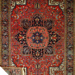 Hand Woven Heriz Carpet, circa 1930