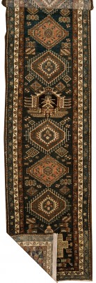 Hand Woven Karaje Carpet Runner, circa 1930