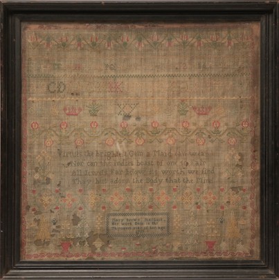 Mary Brown Starbuck Sampler, 1797