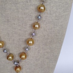 South Sea Tahitian Pearl Lariat Necklace