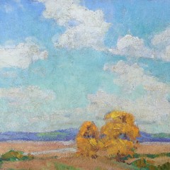 Ruth Haviland Sutton Fine Art Oil on Artist Board "Autumn"