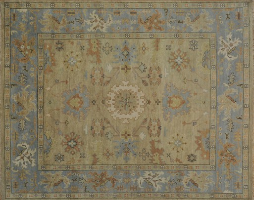 Hand Woven Oushak Carpet