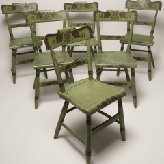 Set of Six 19th Century Pennsylvania Side Chairs