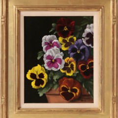 C. Pierce Oil on Board "Floral Still Life"