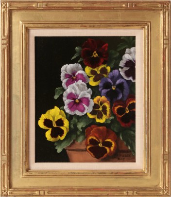 C. Pierce Oil on Board "Floral Still Life"