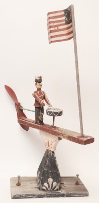 Folk Art Drummer Whirligig