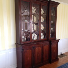 19th Century Mahogany Breakfront