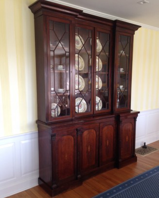 19th Century Mahogany Breakfront