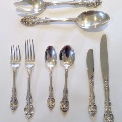 Gorham Sterling Silver Flatware Service in the “La Scala” Pattern