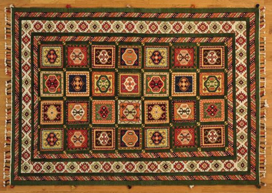 Hand Woven Neem Buft Soumak Carpet