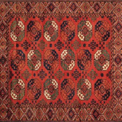 Hand Woven Afghan Ersari Carpet