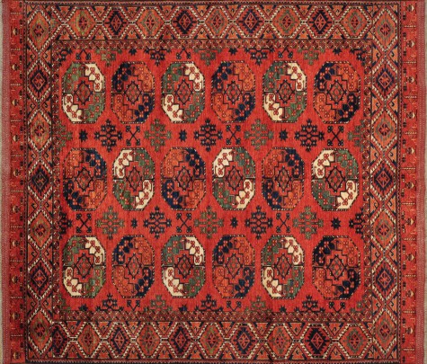 Hand Woven Afghan Ersari Carpet