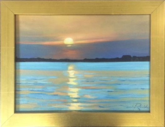 Deirdre R. Walsh Oil on Canvas "Into the Blue"