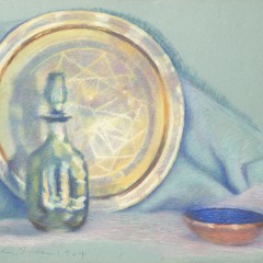 Scarce Hazel Ives Pastel on Paper "Nantucket Still Life"