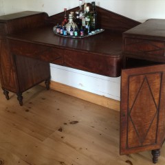 19th Century Mohogany Pedestal Sideboard
