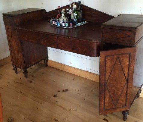 19th Century Mohogany Pedestal Sideboard