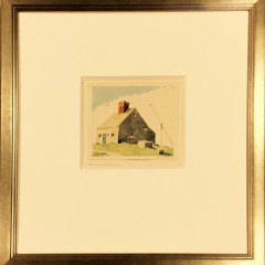 Doris and Richard Beer Watercolor “Oldest House”